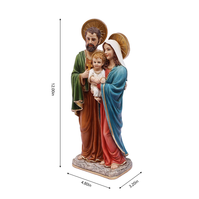 81718-12 - 12in Holy Family Figure Statue Religious Decor Hi-Line Gift Ltd.