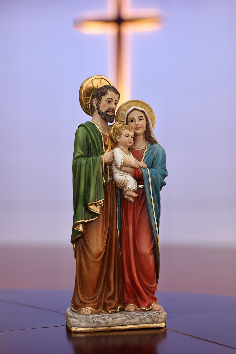 81718-12 - 12in Holy Family Figure Statue Religious Decor Hi-Line Gift Ltd.