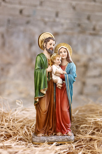 81718-12 - 12in Holy Family Figure Statue Religious Decor Hi-Line Gift Ltd.