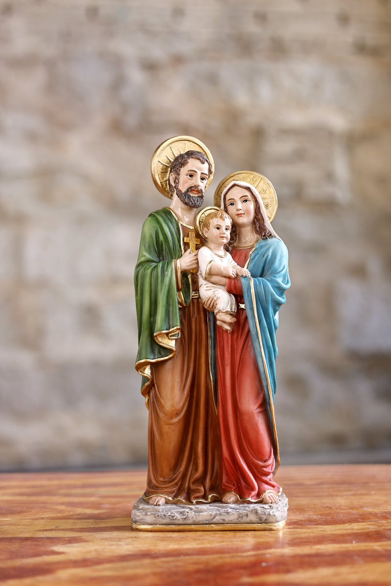 81718-12 - 12in Holy Family Figure Statue Religious Decor Hi-Line Gift Ltd.