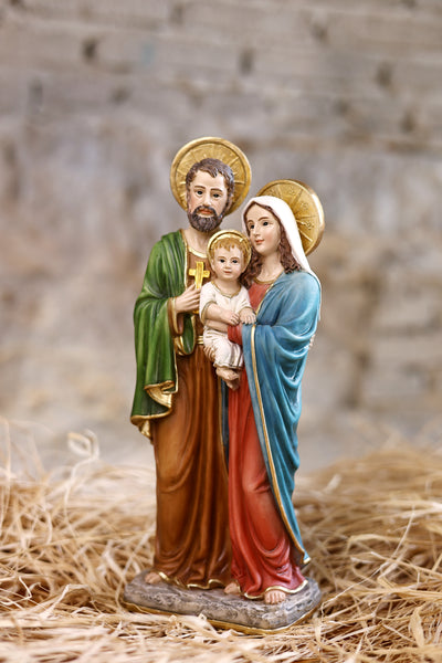81718-12 - 12in Holy Family Figure Statue Religious Decor