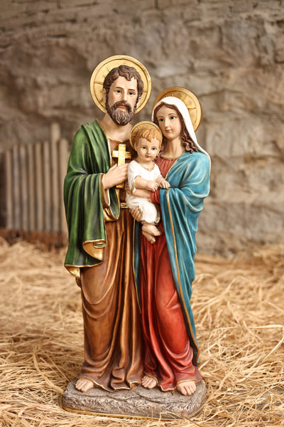 81718-33 - 33in Holy Family Figure Statue Religious Decor Indoor/Outdoor Hi-Line Gift Ltd.