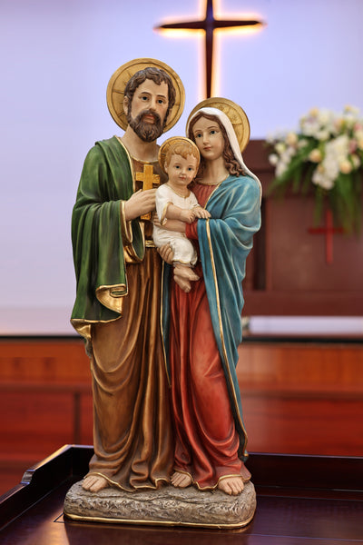 81718-33 - 33in Holy Family Figure Statue Religious Decor Indoor/Outdoor Hi-Line Gift Ltd.