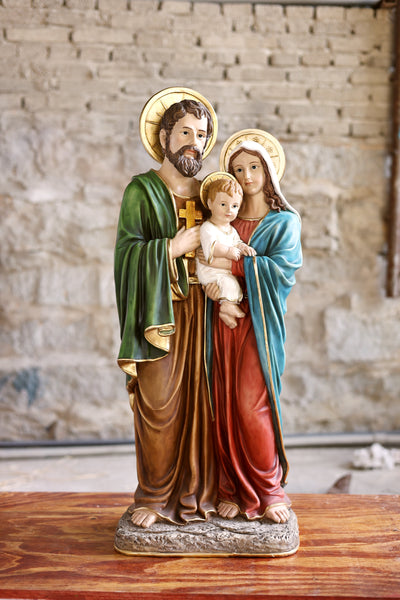 81718-33 - 33in Holy Family Figure Statue Religious Decor Indoor/Outdoor Hi-Line Gift Ltd.