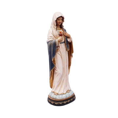 81719-12 - 12 in Sacred Heart Mary Statue Religious Decor Hi-Line Gift Ltd.