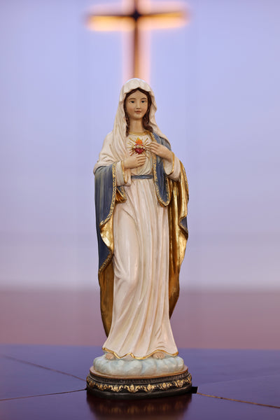 81719-12 - 12 in Sacred Heart Mary Statue Religious Decor Hi-Line Gift Ltd.