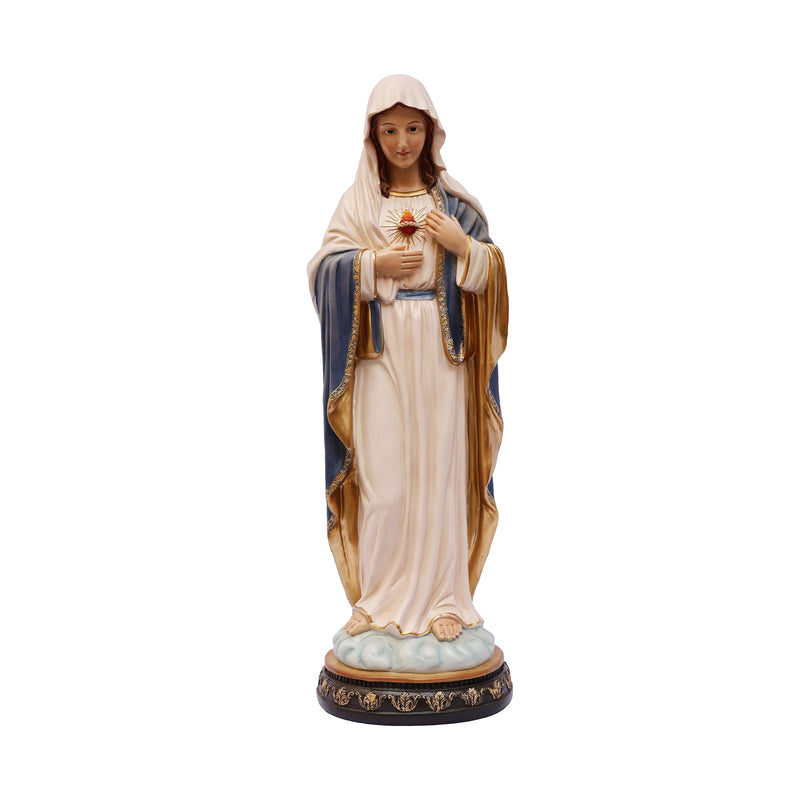 81719-24 - 24 in Sacred Heart Mary Statue Religious Decor Indoor/Outdoor Hi-Line Gift Ltd.