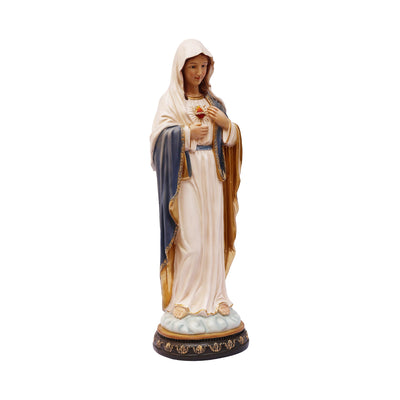 81719-24 - 24 in Sacred Heart Mary Statue Religious Decor Indoor/Outdoor Hi-Line Gift Ltd.