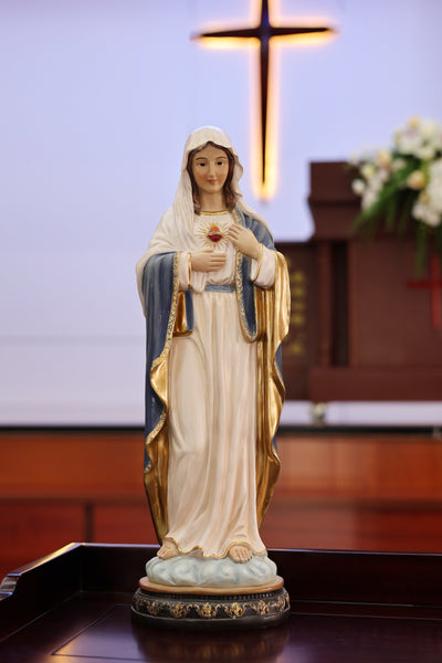 81719-24 - 24 in Sacred Heart Mary Statue Religious Decor Indoor/Outdoor