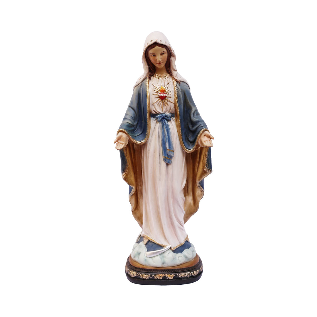 81720-12 - 12 in Sacred Heart Mary Statue Open Hands Religious
