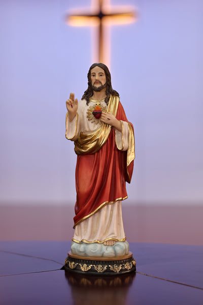 81721-12 - 12 in Sacred Heart of Jesus Statue Religious Decor Hi-Line Gift Ltd.