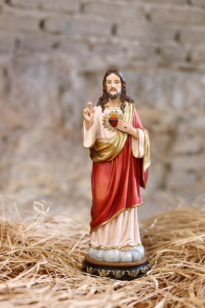 81721-12 - 12 in Sacred Heart of Jesus Statue Religious Decor Hi-Line Gift Ltd.