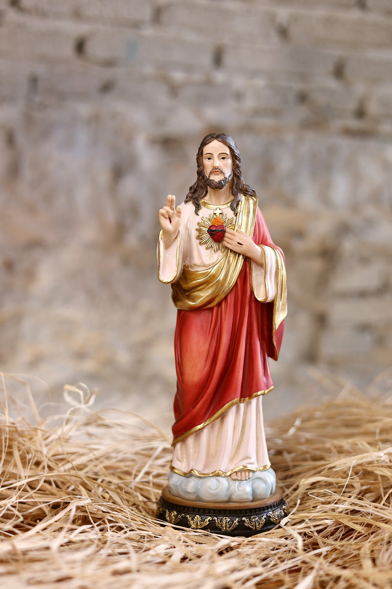 81721-12 - 12 in Sacred Heart of Jesus Statue Religious Decor Hi-Line Gift Ltd.