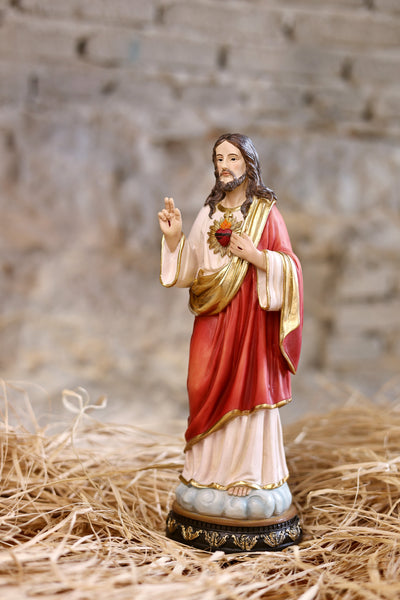 81721-12 - 12 in Sacred Heart of Jesus Statue Religious Decor Hi-Line Gift Ltd.