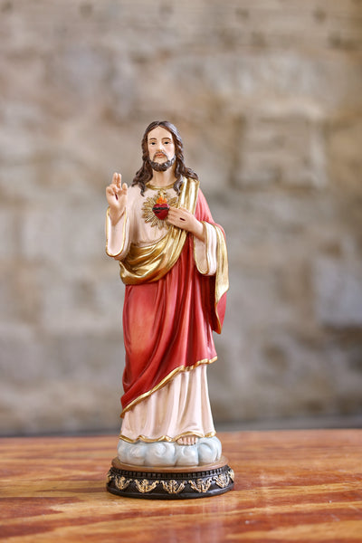 81721-12 - 12 in Sacred Heart of Jesus Statue Religious Decor Hi-Line Gift Ltd.