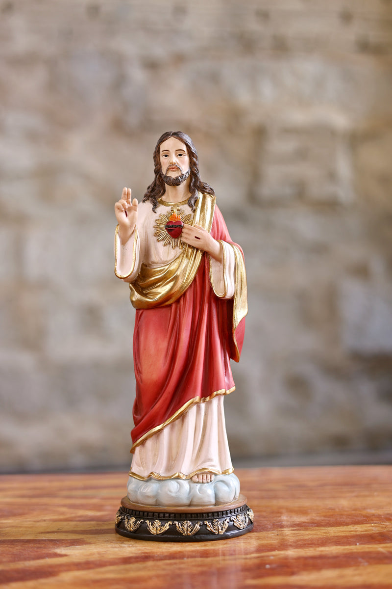 81721-12 - 12 in Sacred Heart of Jesus Statue Religious Decor Hi-Line Gift Ltd.