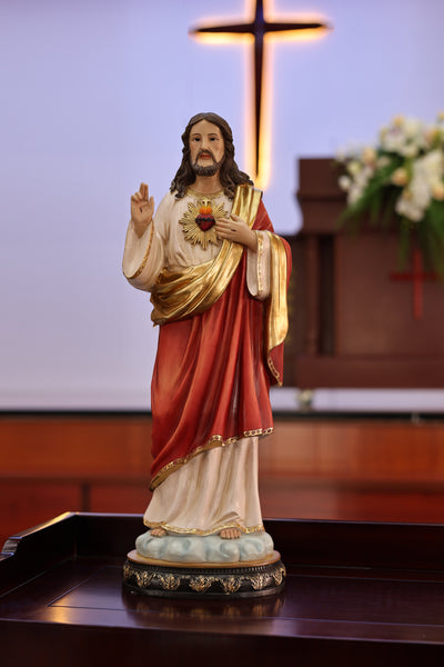 81721-24 - 24 in Sacred Heart of Jesus Statue Religious Decor Indoor/Outdoor Hi-Line Gift Ltd.