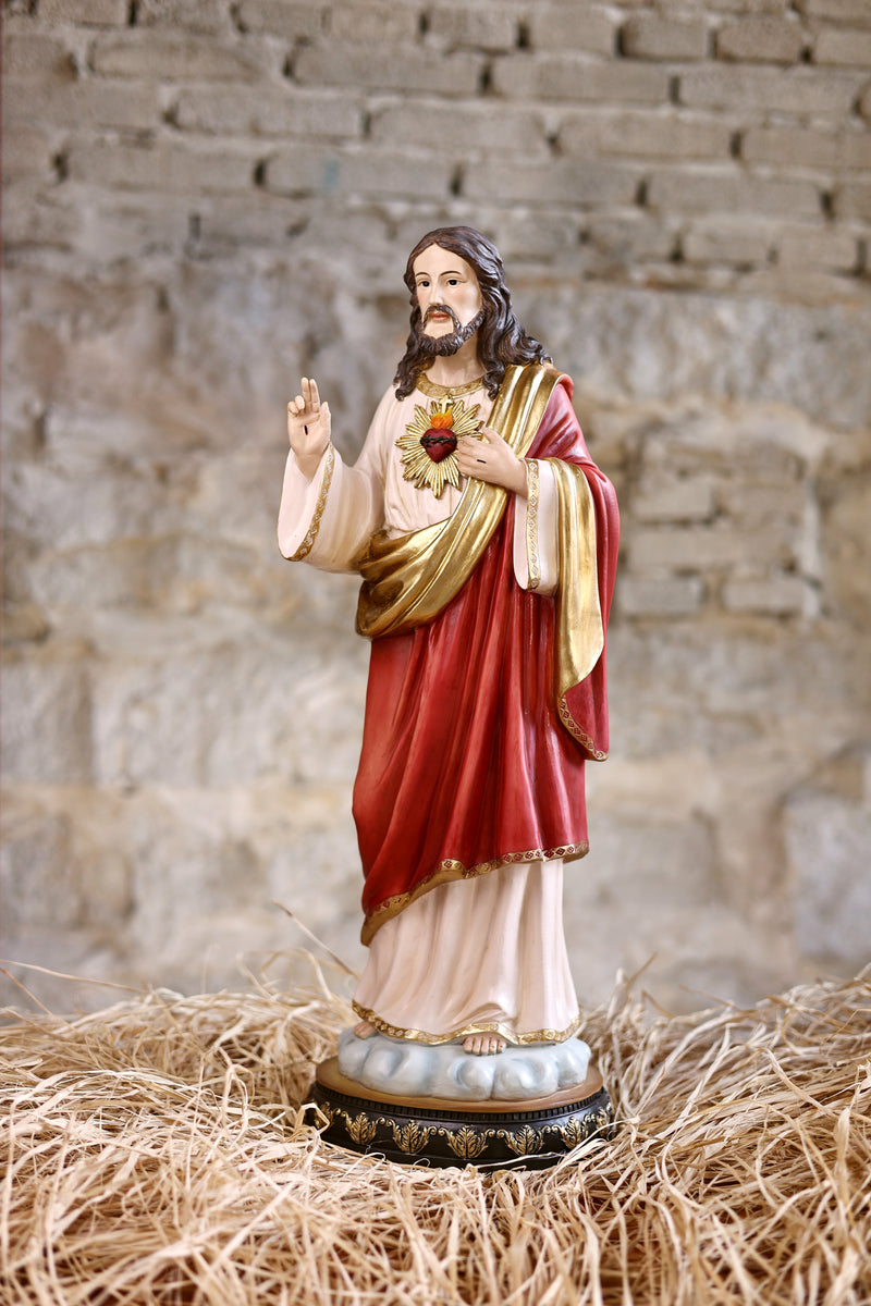 81721-24 - 24 in Sacred Heart of Jesus Statue Religious Decor Indoor/Outdoor