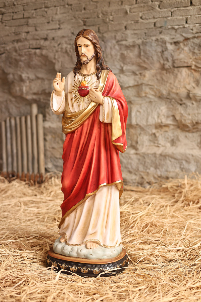 81721-39 - 39 in Sacred Heart of Jesus Statue Religious Decor Indoor/Outdoor Hi-Line Gift Ltd.