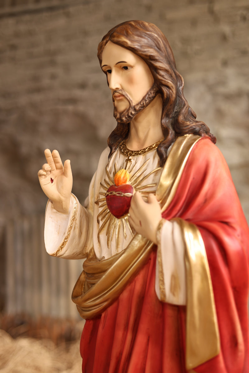 81721-39 - 39 in Sacred Heart of Jesus Statue Religious Decor Indoor/Outdoor Hi-Line Gift Ltd.