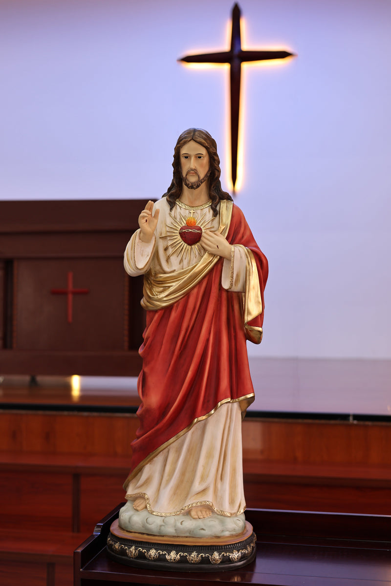 81721-39 - 39 in Sacred Heart of Jesus Statue Religious Decor Indoor/Outdoor Hi-Line Gift Ltd.