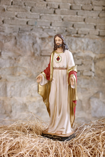 81722-12 - 12 in Sacred Heart of Jesus Statue Religious Decor Hi-Line Gift Ltd.