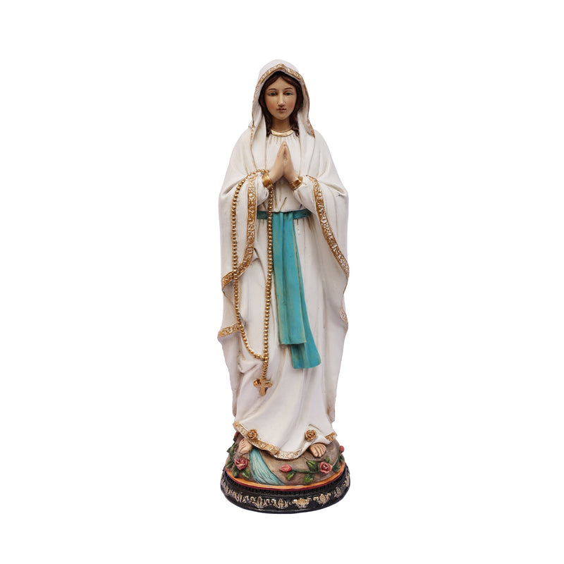 81723-12 - 12" Our Lady of Lourdes Statue Mary Figure Religious Decor Hi-Line Gift Ltd.