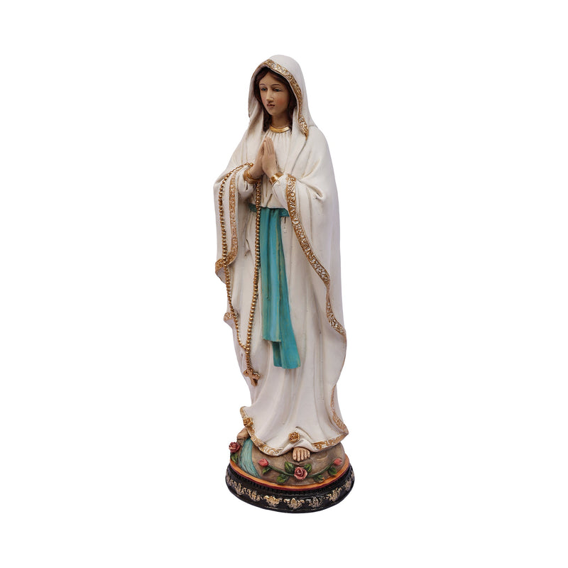 81723-12 - 12" Our Lady of Lourdes Statue Mary Figure Religious Decor Hi-Line Gift Ltd.