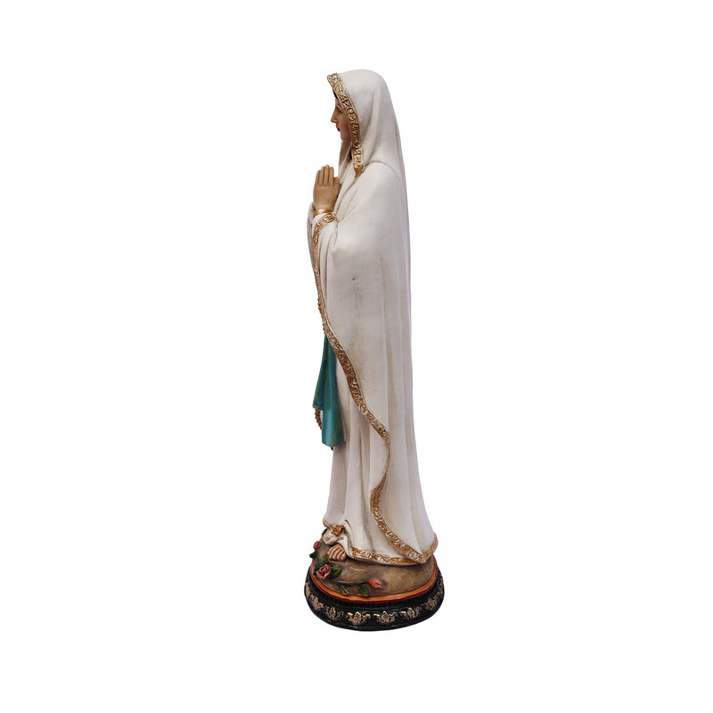 81723-12 - 12" Our Lady of Lourdes Statue Mary Figure Religious Decor Hi-Line Gift Ltd.
