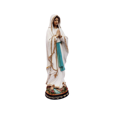81723-12 - 12" Our Lady of Lourdes Statue Mary Figure Religious Decor Hi-Line Gift Ltd.