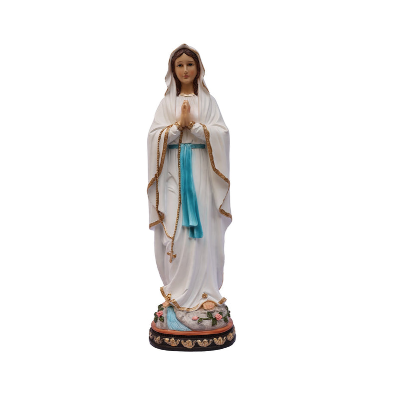81723-24 - 24" Our Lady of Lourdes Statue Mary Figure Religious Decor Indoor/Outdoor Hi-Line Gift Ltd.