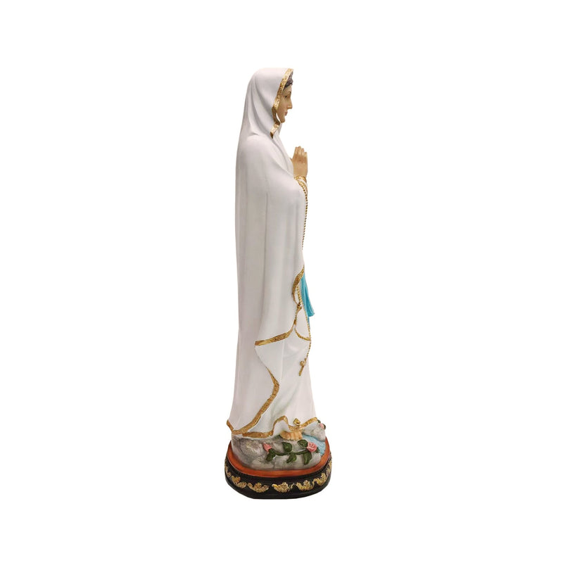 81723-24 - 24" Our Lady of Lourdes Statue Mary Figure Religious Decor Indoor/Outdoor Hi-Line Gift Ltd.