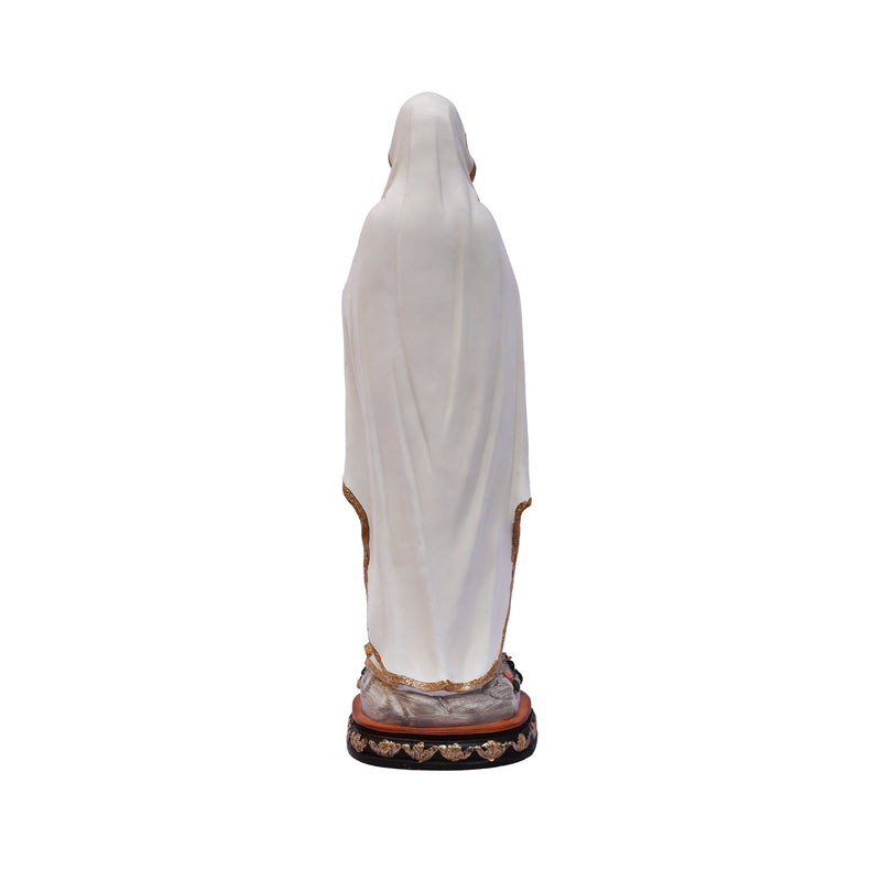 81723-24 - 24" Our Lady of Lourdes Statue Mary Figure Religious Decor Indoor/Outdoor Hi-Line Gift Ltd.