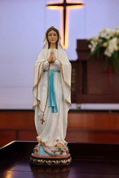 81723-24 - 24" Our Lady of Lourdes Statue Mary Figure Religious Decor Indoor/Outdoor