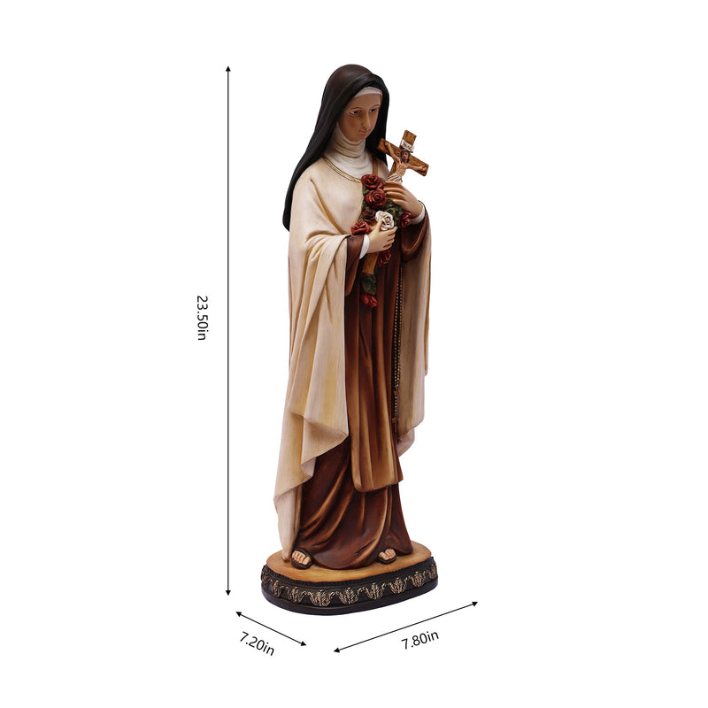 81726-24 - 24 in Saint Teresa of Avila Statue Religious Decor Indoor/Outdoor Hi-Line Gift Ltd.