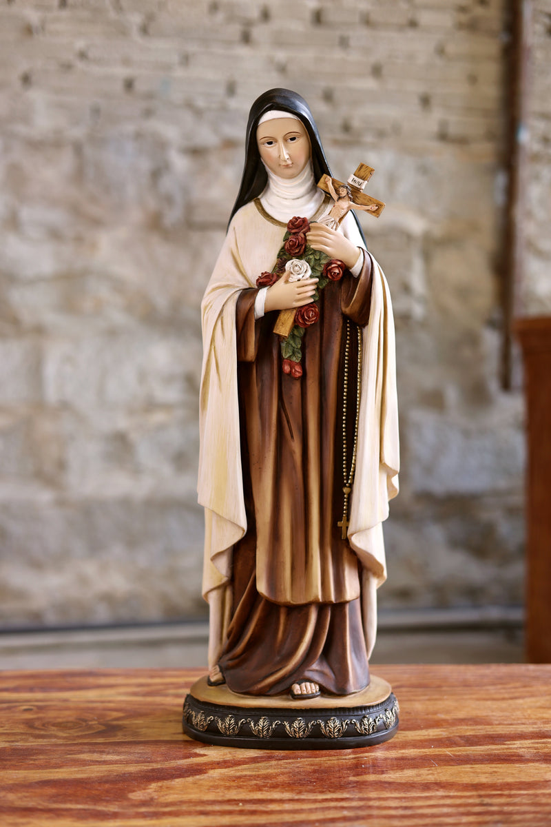81726-24 - 24 in Saint Teresa of Avila Statue Religious Decor Indoor/Outdoor Hi-Line Gift Ltd.