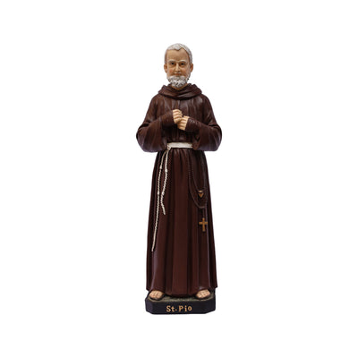 81727-24 - 24 in St. Padre Pio Figure Statue Religious Decor Indoor/Outdoor Hi-Line Gift Ltd.