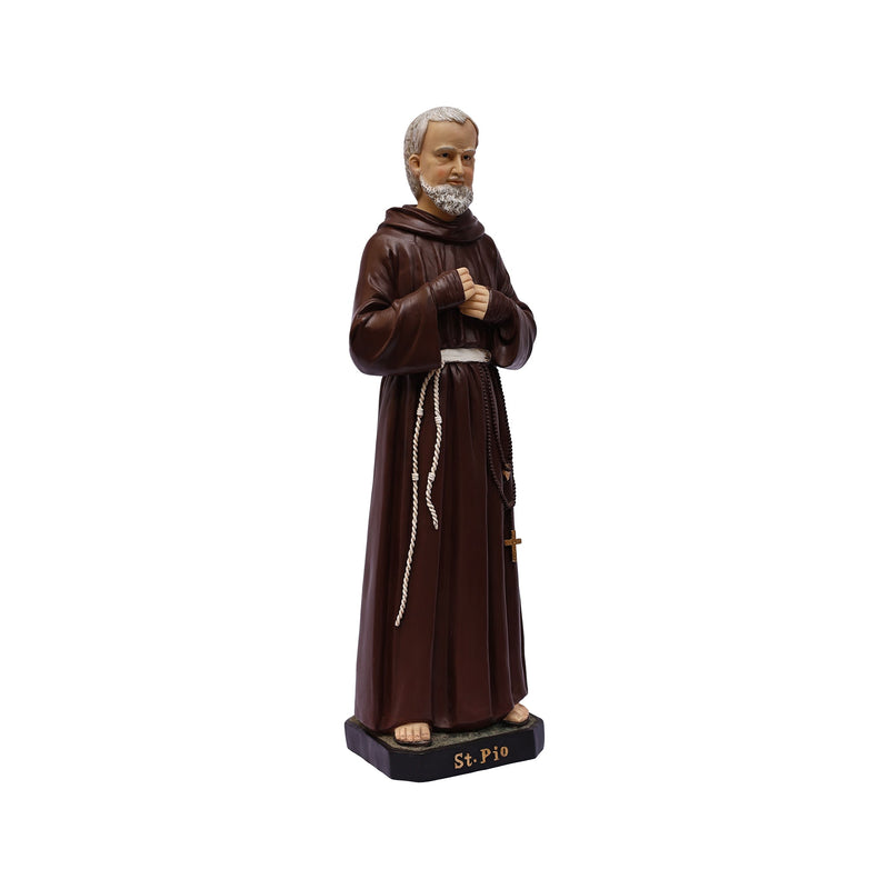 81727-24 - 24 in St. Padre Pio Figure Statue Religious Decor Indoor/Outdoor Hi-Line Gift Ltd.