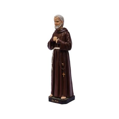 81727-24 - 24 in St. Padre Pio Figure Statue Religious Decor Indoor/Outdoor Hi-Line Gift Ltd.