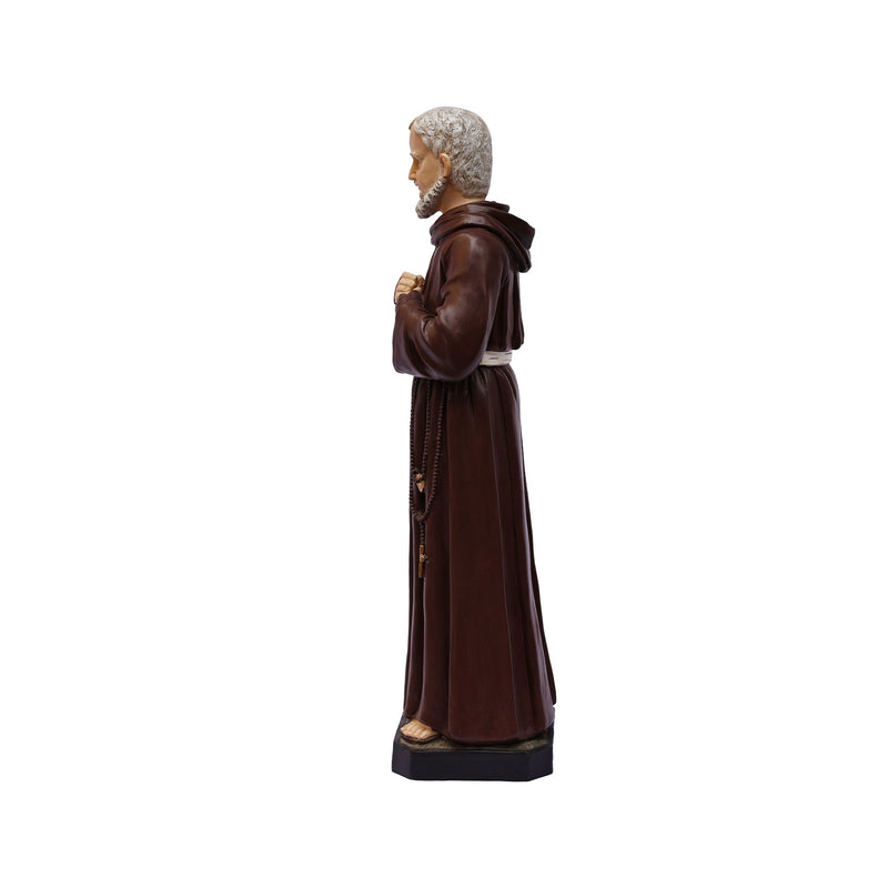 81727-24 - 24 in St. Padre Pio Figure Statue Religious Decor Indoor/Outdoor Hi-Line Gift Ltd.