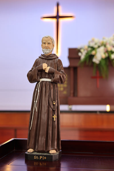 81727-24 - 24 in St. Padre Pio Figure Statue Religious Decor Indoor/Outdoor