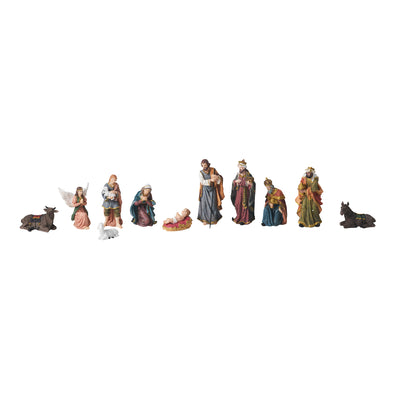 Nativity & Three Wise Men 11 Pc/Set 8 Inch H Hi-Line Gift Ltd.