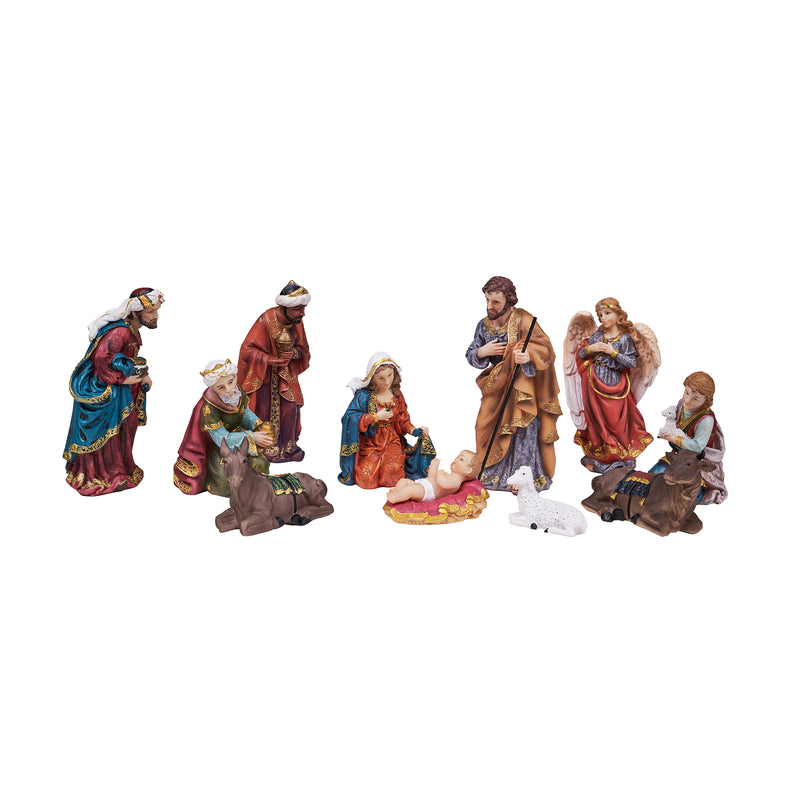Nativity Scene Figurines  11 pieces set Hi-Line Gift Ltd.