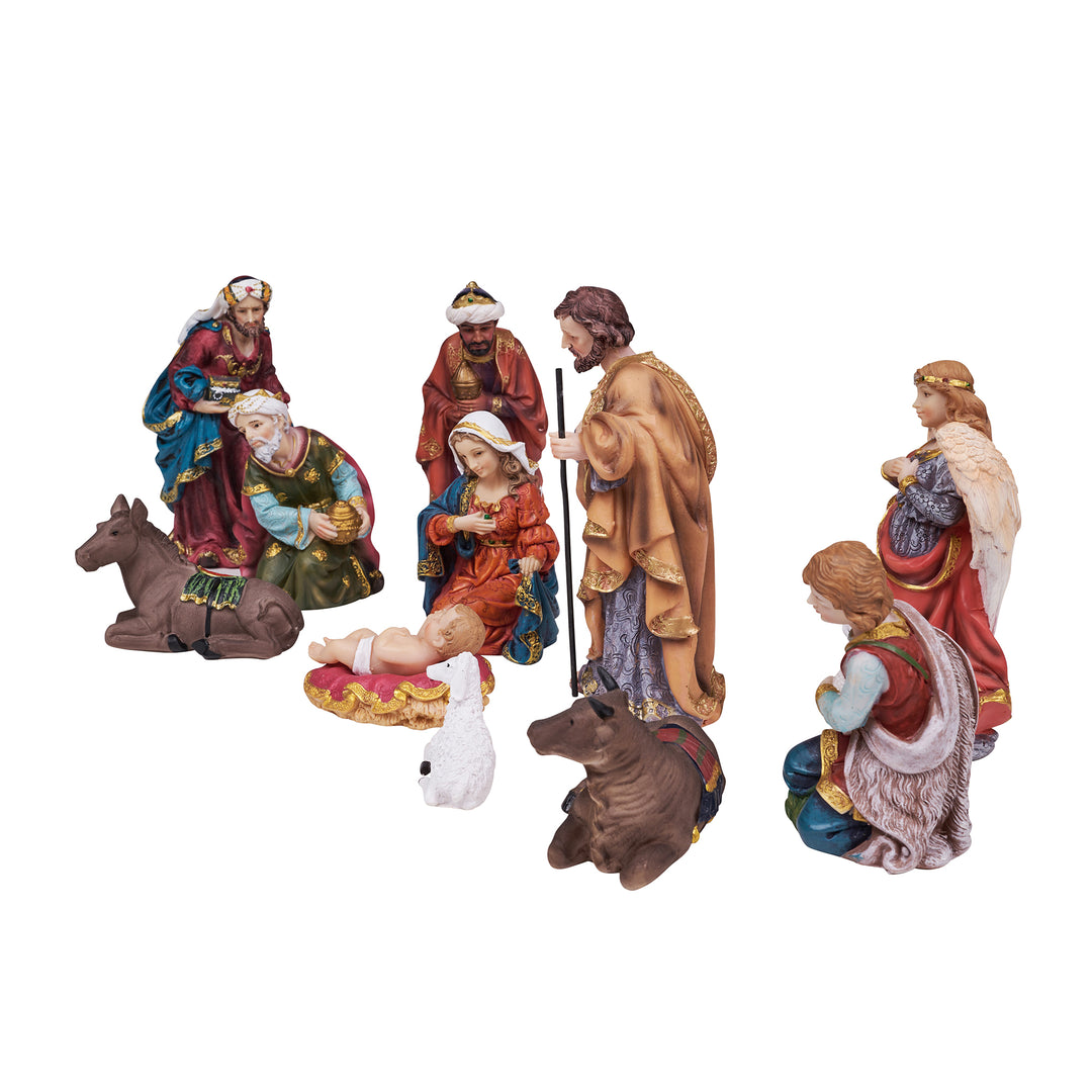 Nativity Scene Figurines  11 pieces set Hi-Line Gift Ltd.