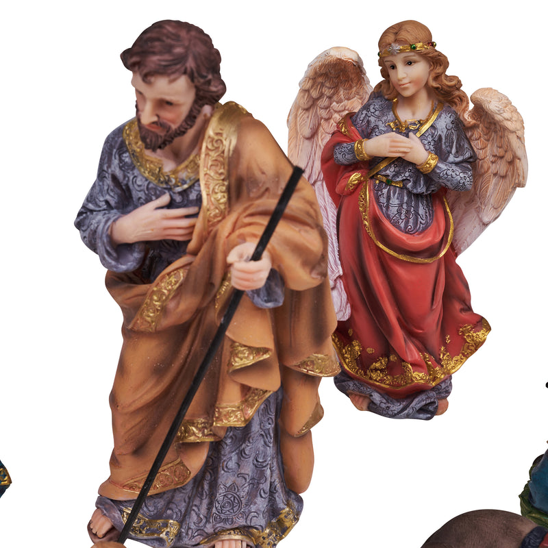 Nativity Scene Figurines  11 pieces set Hi-Line Gift Ltd.