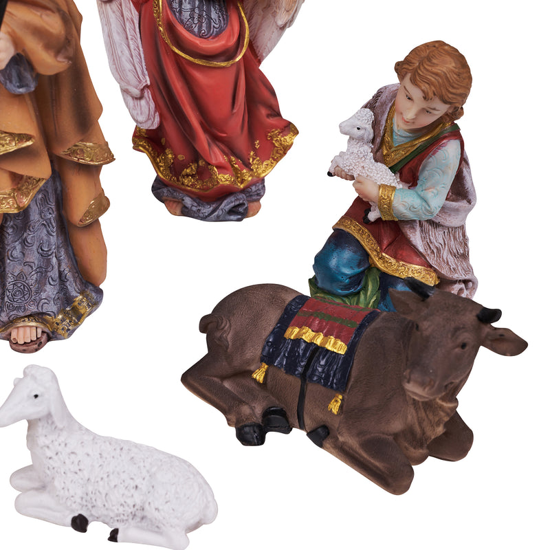 Nativity Scene Figurines  11 pieces set Hi-Line Gift Ltd.