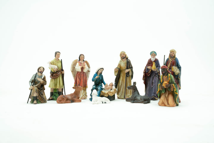 Nativity Set & Three Wise Men 11Pcs Set Statue HI-LINE GIFT LTD.