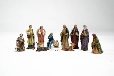Nativity Set & Three Wise Men 11Pcs Set Statue HI-LINE GIFT LTD.