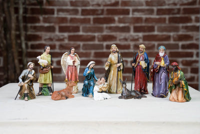 Nativity Set & Three Wise Men 11Pcs Set Statue HI-LINE GIFT LTD.