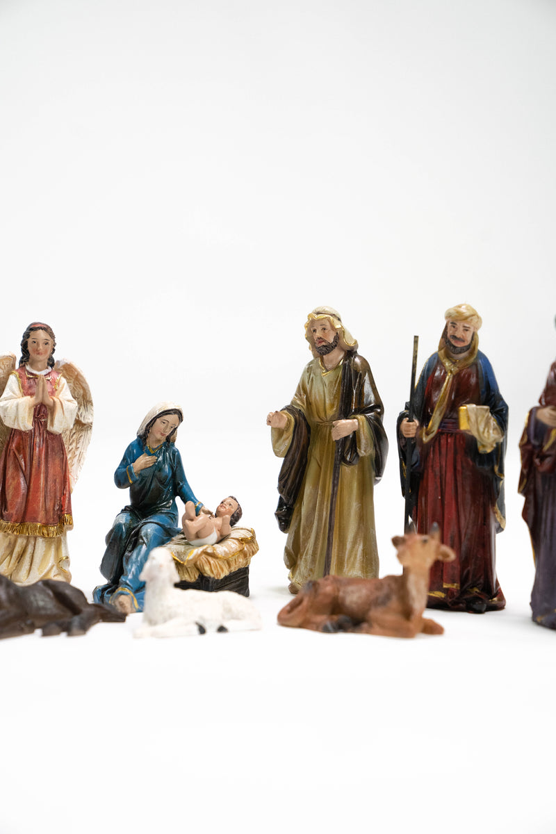 Nativity Set & Three Wise Men 11Pcs Set Statue HI-LINE GIFT LTD.